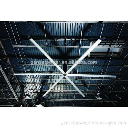 24ft Industrial Large Remote Control HVLS Ceiling Fan 220v 50hz
